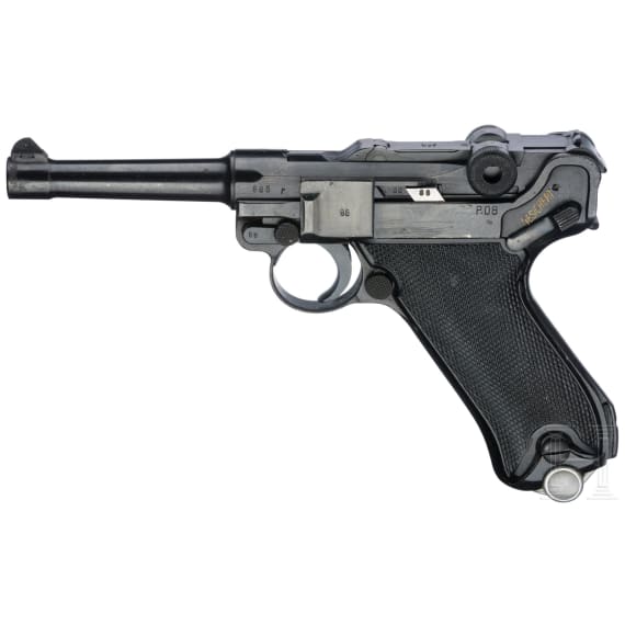 A Pistol 08, Mauser, Code "byf - 41"