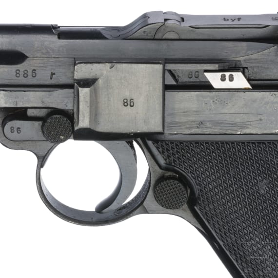A Pistol 08, Mauser, Code "byf - 41"
