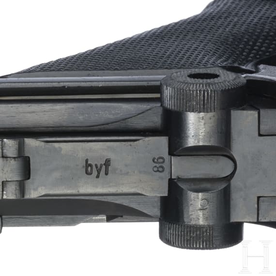 A Pistol 08, Mauser, Code "byf - 41"