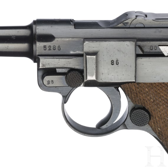 A Pistol 08, Mauser, Code "41 - byf"
