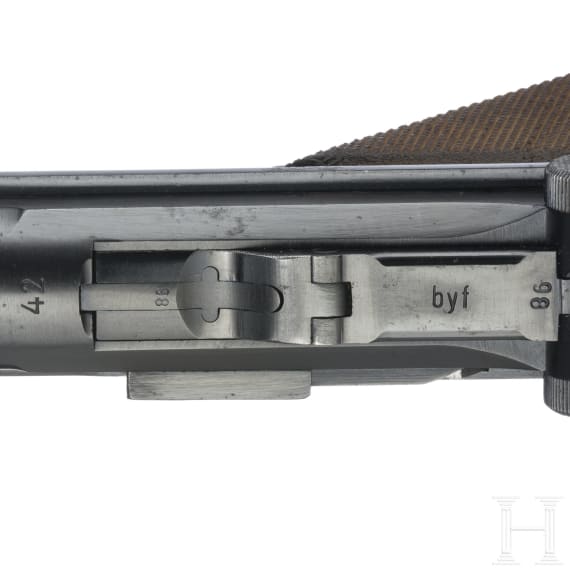 A Pistol 08, Mauser, Code "41 - byf"