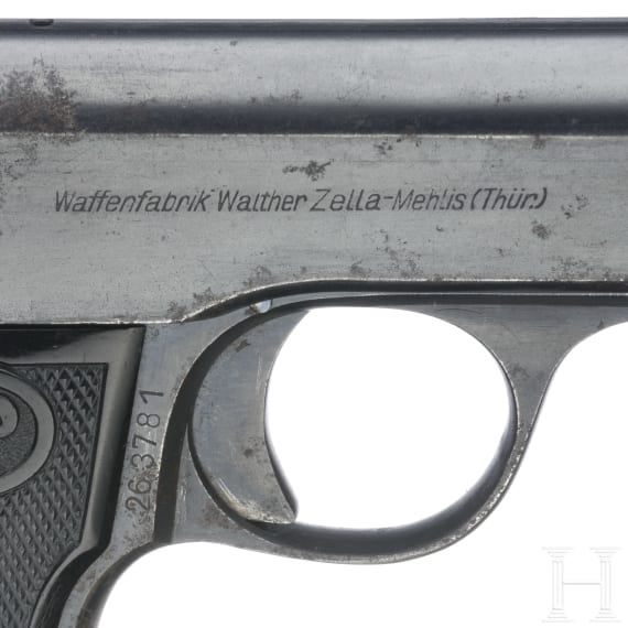 A Walther Mod. 4, "REV" (German Railroad)