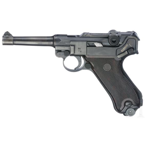 A VOPO Luger by Erfurt/Mauser, Double-date, Reichswehr