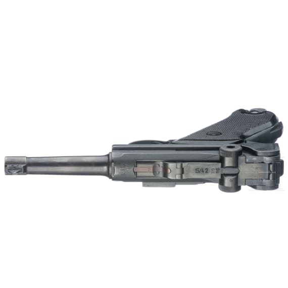 A VOPO Luger by Erfurt/Mauser, Double-date, Reichswehr