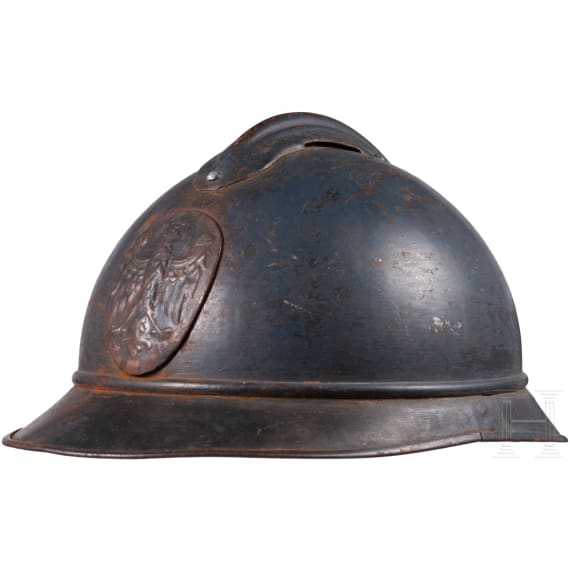 Stahlhelm M 15 Adrian f&uuml;r polnische Freiwillige in der franz&ouml;sischen Armee