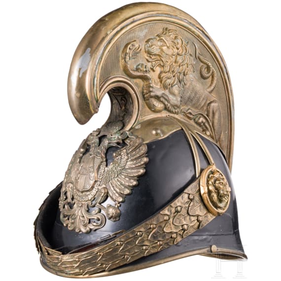 Helm M 1850 f&uuml;r Offiziere der Dragoner