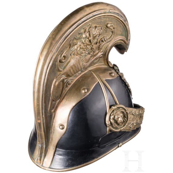 Helm M 1850 f&uuml;r Offiziere der Dragoner