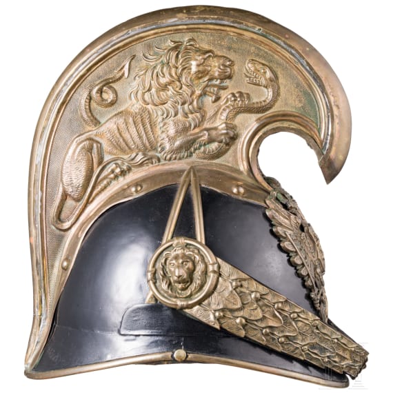 Helm M 1850 f&uuml;r Offiziere der Dragoner