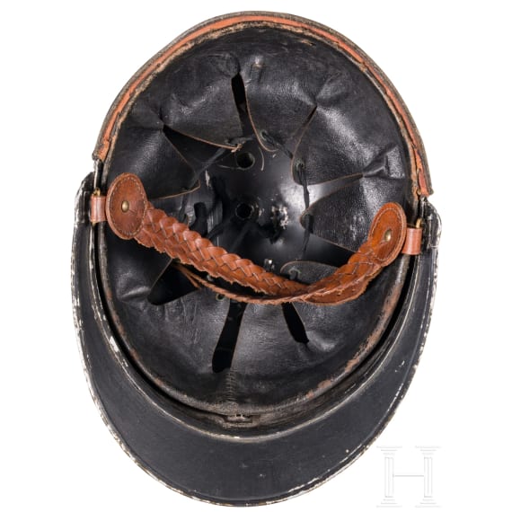 A helmet for officers of the armored forces