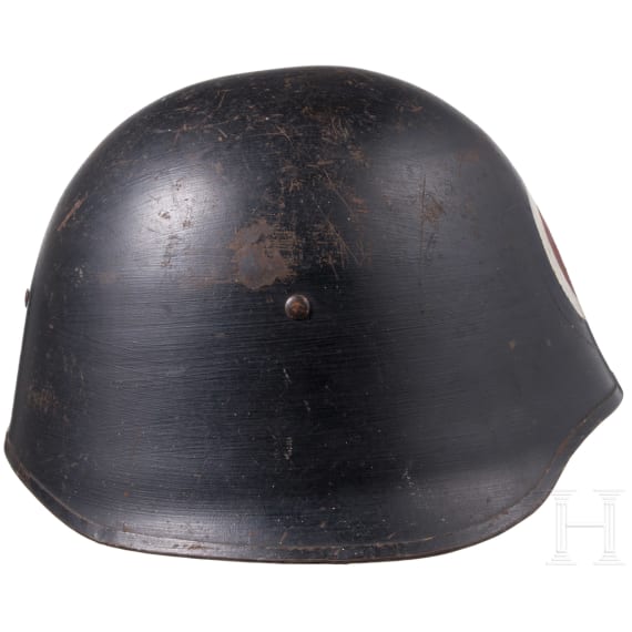 Weiterverwendeter d&auml;nischer Stahlhelm M23/39