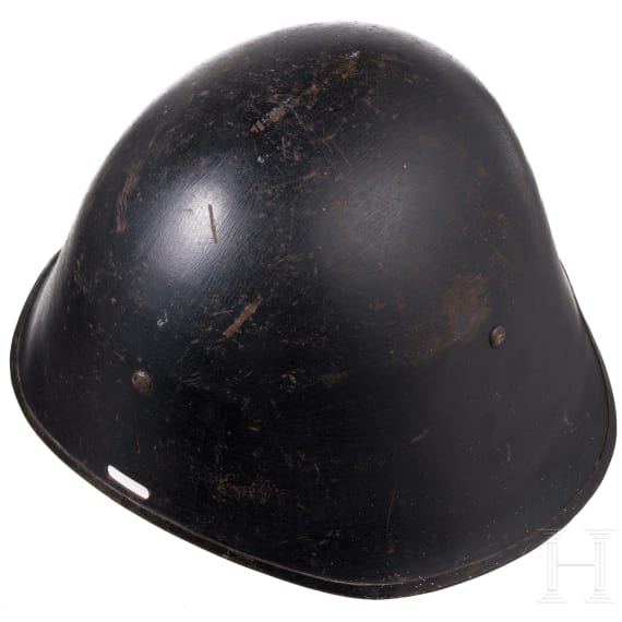 Weiterverwendeter d&auml;nischer Stahlhelm M23/39