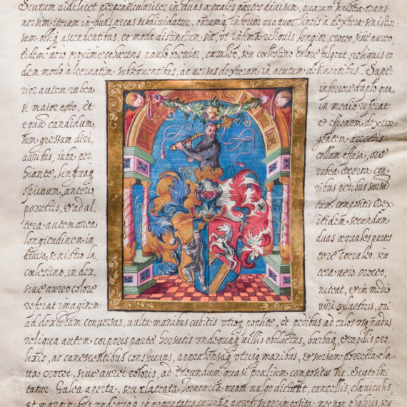 Kaiser Maximilian II, Adelsbrief, datiert 1573