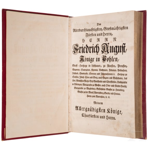 Erstausgabe von &bdquo;Er&ouml;ffnete J&auml;ger-Practica, oder der wohlge&uuml;bte und erfahrne J&auml;ger", Heinrich Wilhelm D&ouml;bel, Leipzig, Johann Samuel Heinsius, 1746