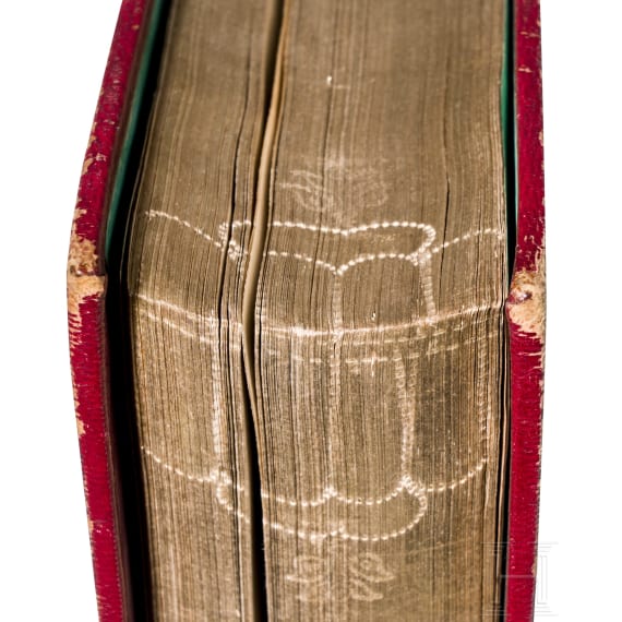 Erstausgabe von &bdquo;Er&ouml;ffnete J&auml;ger-Practica, oder der wohlge&uuml;bte und erfahrne J&auml;ger", Heinrich Wilhelm D&ouml;bel, Leipzig, Johann Samuel Heinsius, 1746