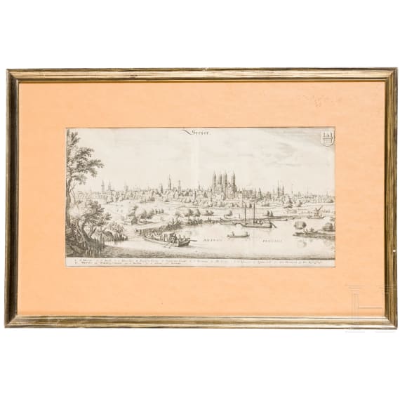 Vier historische Stadt- und Landkarten, 16./17. Jhdt.