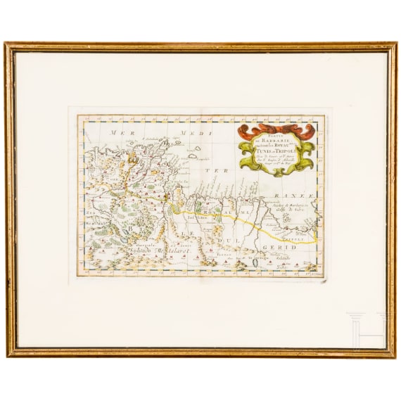 Konvolut von vier historischen Karten, 17.&ndash;19. Jhdt.