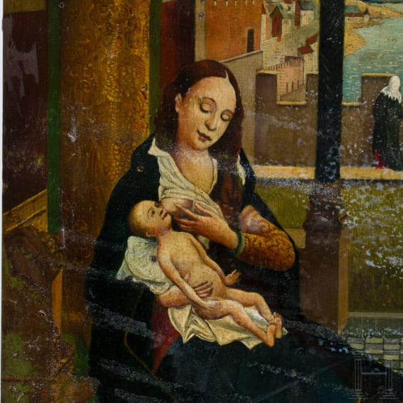 Lukas-Madonna, nach Rogier von der Weyden, fl&auml;misch, 17./18. Jhdt.