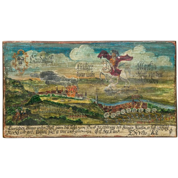 Votivbild, Belagerung von Landshut, um 1634