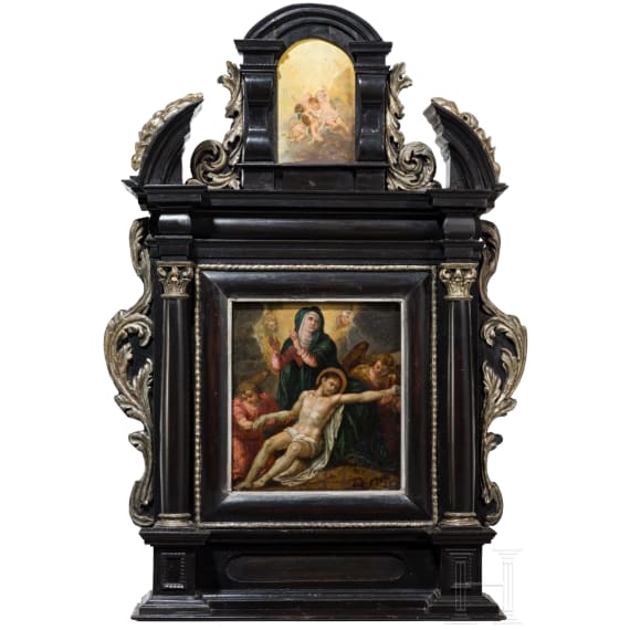Hausaltar mit der Beweinung Christi, Italien oder s&uuml;ddeutscher Raum, 18. Jhdt.