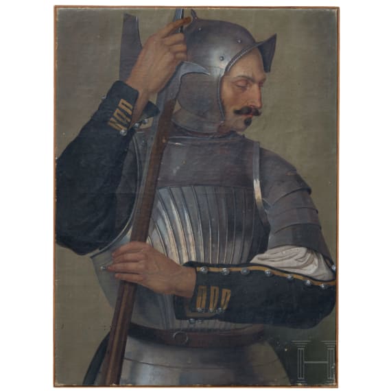 Aleksander Lesser (zugeschr.) Landsknecht, Polen, um 1860/70