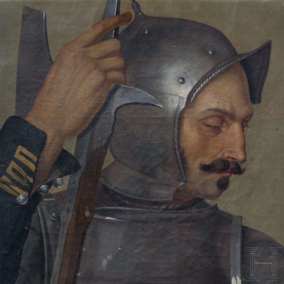 Aleksander Lesser (zugeschr.) Landsknecht, Polen, um 1860/70