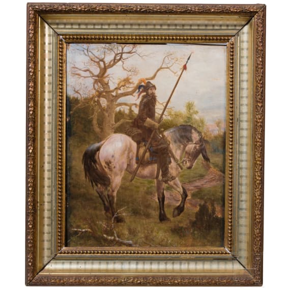 Werner Schuch (1843 - 1918), Gepanzerter Reiter des Drei&szlig;igj&auml;hrigen Krieges