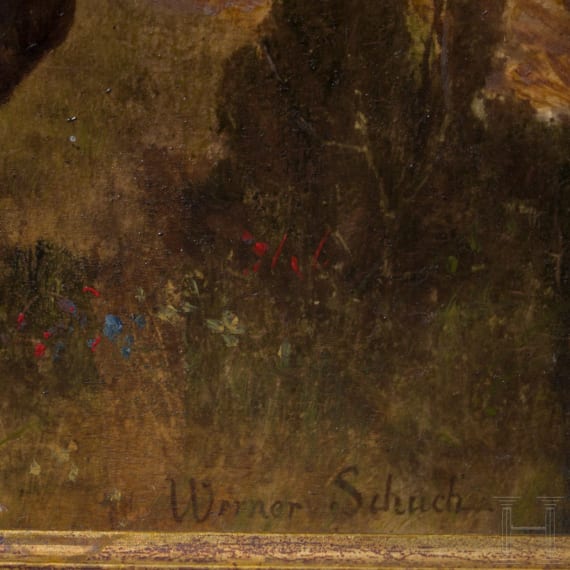 Werner Schuch (1843 - 1918), Gepanzerter Reiter des Drei&szlig;igj&auml;hrigen Krieges