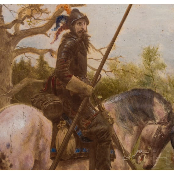 Werner Schuch (1843 - 1918), Gepanzerter Reiter des Drei&szlig;igj&auml;hrigen Krieges
