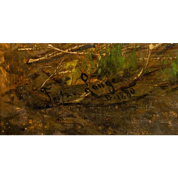 "Poultry", Fritz Lange (D&uuml;sseldorf 1851 &ndash; 1922 D&uuml;sseldorf), 1880, oil on canvas