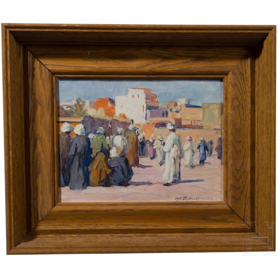 T&uuml;pke-Grande (1871-1946) - Oriental Market Bustle