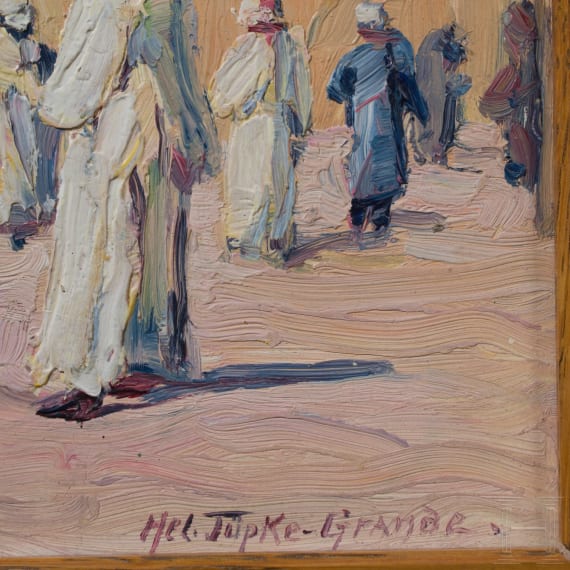 T&uuml;pke-Grande (1871-1946) - Oriental Market Bustle