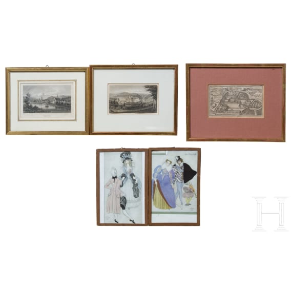 A small graphic collection, German, 18th&ndash;20th century