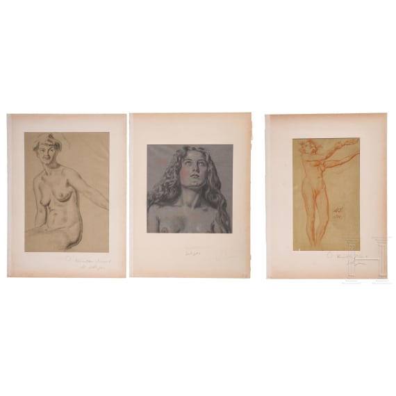 Max Seliger (1865&ndash;1920), Three Female Nudes, German, ca. 1900
