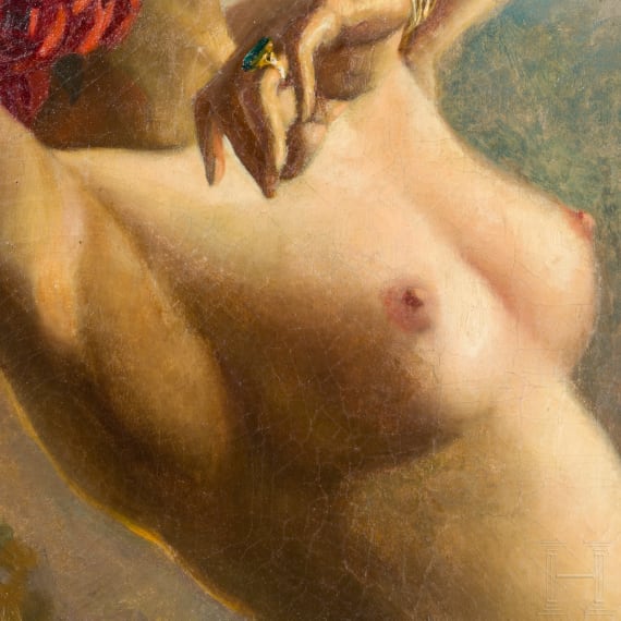 "Dancer", Hans Hassenteufel (Hamburg 1887 &ndash; 1943 Munich), 1920s, oil on canvas