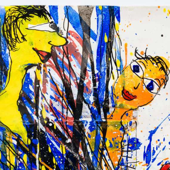 "Animal", THITZ (b. 1962 Frankfurt am Main), 1999, acrylic and ink on paper bag