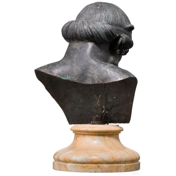 A bronze bust of Priapus (historically identified as 'Plato'), Anonymous, probably late 19th to early 20th century