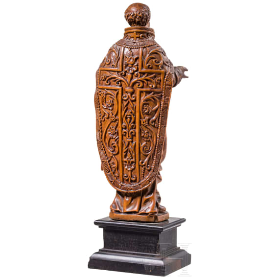 "Boxwood Saint figure", Anonymous (probably Flemish/Antwerp), circa 1700