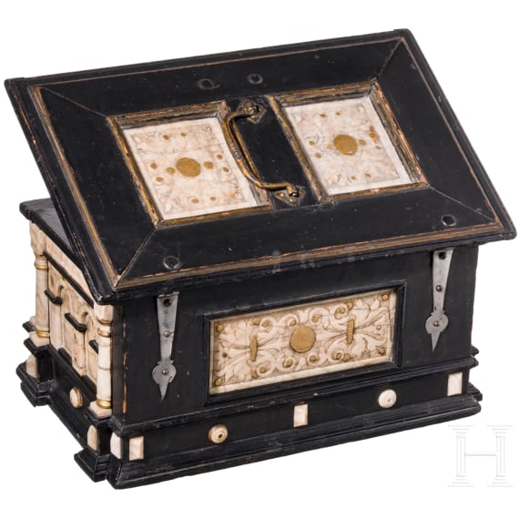 A Roemhild alabster casket, Thuringia, second half of the 16th century