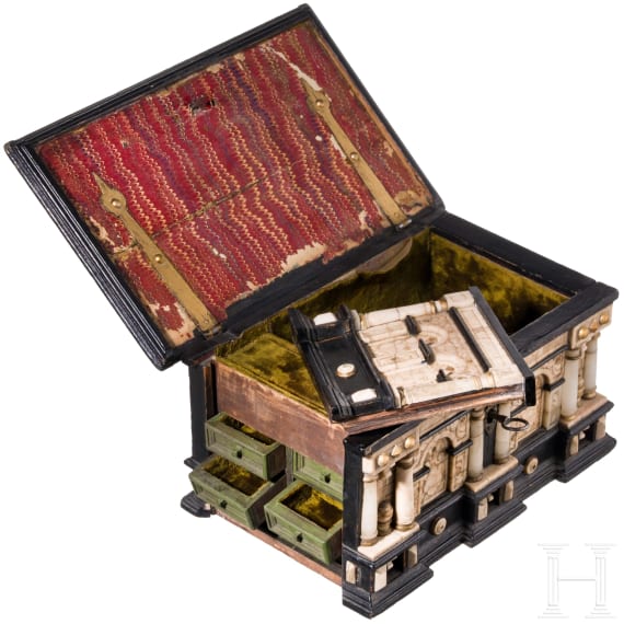 A Roemhild alabster casket, Thuringia, second half of the 16th century