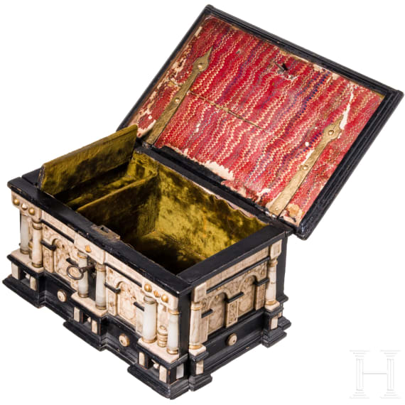 A Roemhild alabster casket, Thuringia, second half of the 16th century