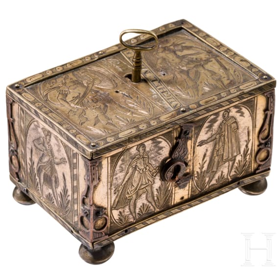 A Michel Man casket, Nuremberg, circa 1610/20