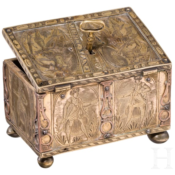 A Michel Man casket, Nuremberg, circa 1610/20