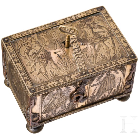 A Michel Man casket, Nuremberg, circa 1610/20