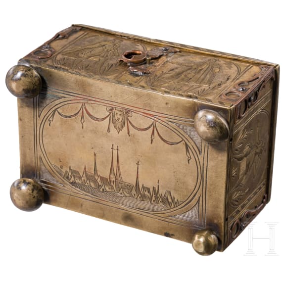 A Michel Man casket, Nuremberg, circa 1610/20