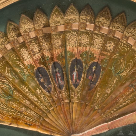 Small bris&eacute; fan, probably Northern Italy, late 18th century