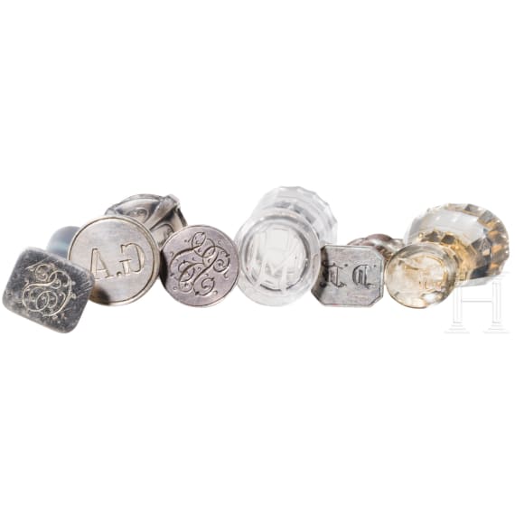 A collection of seal stamps, probably Europe, circa 1880&ndash;1915