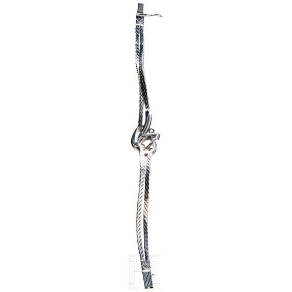 An 18-ct white gold bracelet set with diamonds (approx. 0.52 ct).