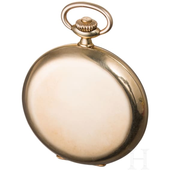 A 14ct gold pocket watch Savonette "Favor", German, circa 1900