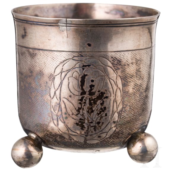 A small silver beaker, Nuremburg, Johann Friedrich Ehe (Master 1773-1808)