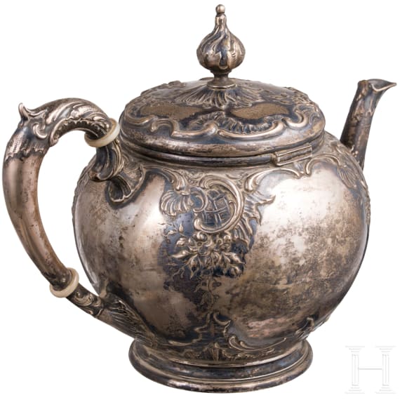 A silver tea pot, Bremen, Koch & Bergfeld, circa 1900